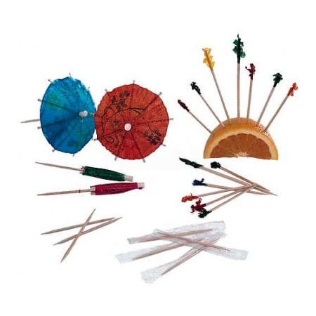 Chenille Kraft Chenille Kraft CKC369001, Flat Wood Toothpicks, Natural, Plain 2500/Pack CKC369001